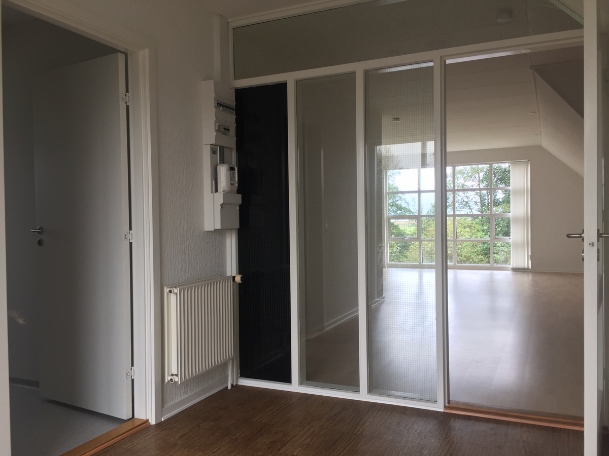 Entré med skydedøre